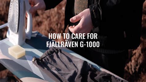 How To Care for Fjallraven G.